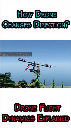 How Drone Changes Direction? Drone 3 Motions Explained. Drone Flight Dynamics Explained.3D Animation