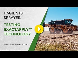 Hagie STS Sprayer in Field | Testing ExactApply™ Technology