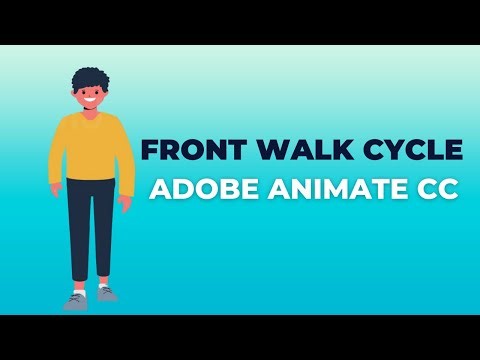 Front Walk Animation Adobe Animate cc