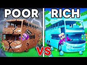 POOR vs RICH Bus Battle in Minecraft!