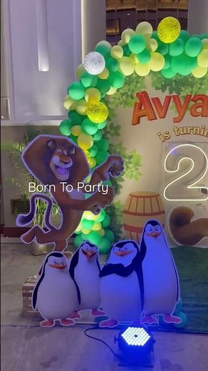 Madagascar Party | Jungle Theme Birthday #birthdaycelebration