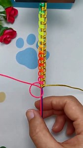 How to tie a cute bright colored bracelet #diy #bracelet #crafts | Diy Bracelet