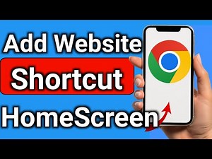 How to Add Website Shortcut To Home Screen