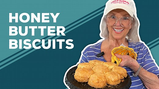 94K views · 1.8K reactions | This homemade biscuit recipe is so easy, y'all! Click here for my easy Honey Butter Biscuits recipe: https://www.pauladeen.com/recipe/honey-butter-biscuits/ | Paula Deen | Facebook