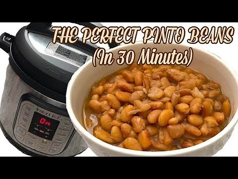 INSTANT POT Pinto Beans Recipe | HOW TO MAKE PERFECT PINTO BEANS IN THE INSTANT POT