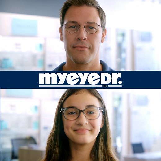 Simplify your eye care. Come in for your eye exam and select your glasses or contact lenses in the same visit. 👓 | MyEyeDr.