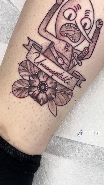 Lemongrab Tattoo Inspiration from Adventure Time