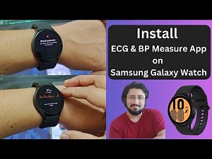 How to install ECG AND BP app for Galaxy Watch 4 Without PC | EASY METHOD!!!