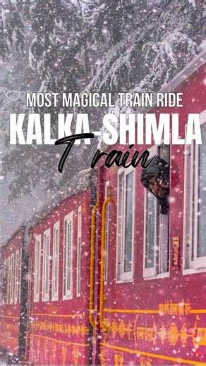 🚂✨ All aboard the most magical train ride in India! Did you know the Kalka-Shimla railway is in the Guinness World Records? It’s the steepest railway route in the world and a UNESCO World Heritage Site since 2008! 🌍 Here’s why this trip is a must: ✨ 103 tunnels that take you through mountains, 🌉 800 bridges with jaw-dropping views, and 🛤️ 20 stations that feel straight out of a postcard! Best time to visit? December to February ❄️ – when the valley is blanketed in snow, creating a dreamy win