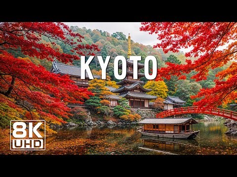 Kyoto in Autumn 4K UHD | Stunning views of shrines, gardens, and vibrant fall foliage