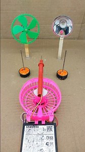 DIY Mini Machine: Hand-Switch Controlled DC Motor #tech #viral #dcmotor