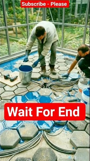 Satisfying Epoxy Floor Transformation 😱 #shorts #youtubeshorts #viral #foryou #trending