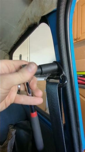 Passenger Seat belt replacement on a Classic Mini. #classicmini