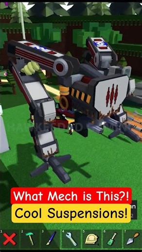Roblox Build a Boat for Treasure Walking Mech with cool Suspensions! #babft #roblox