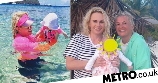 Rebel Wilson gives a glimpse of newborn daughter's face on holiday