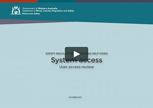 System access – User access review