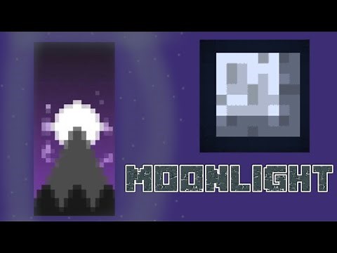 ⛏️🌔 Minecraft Banner : Moonlight Banner (Tutorial) 🌖⛏️