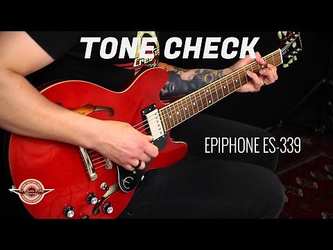 TONE CHECK: Epiphone ES-339 Semi Hollow Electric Guitar Demo | No Talking