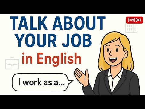 Talk About Your Job in English | Daily Tasks, Responsibilities, Goals for Beginners | A1 Practice