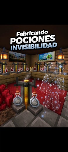 COMO ser INVISIBLE en #minecraft #clips #minecrafttutorial #shorts