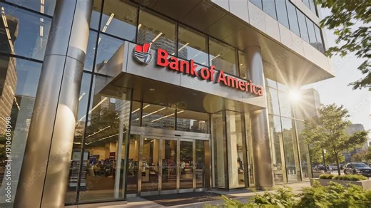 Bank of America building entrance