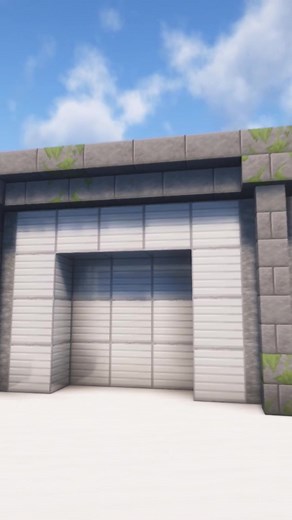 How to Build a 3x3 Vault Door in Minecraft