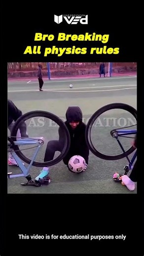 Physics Turns A Cycle Into A Football Cannon 😳 #shorts