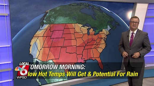 It's been hot, and unfortunately it could get hotter. Trent Okerson-WPSD Local 6 is tracking how high the temperatures could go and when we could see relief tomorrow morning on WPSD Local 6 Today. | WPSD-TV