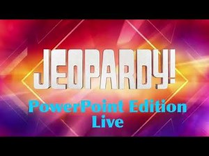 Jeopardy PowerPoint Edition Live theme general version v6
