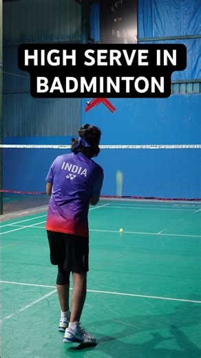 badminton high serve tutorial 🔥 #badmintonlovers