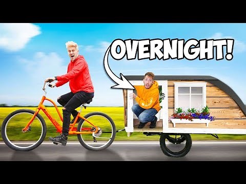 Ultimate Bike Trailer Survival Challenge!