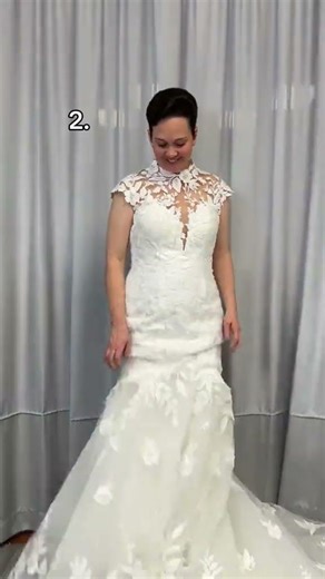 Help me pick my wedding dress as a mature bride 🤍 #shorts