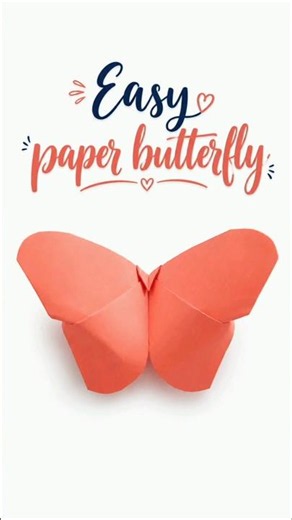 Easy paper butterfly | DIY butterfly | paper craft tutorial |