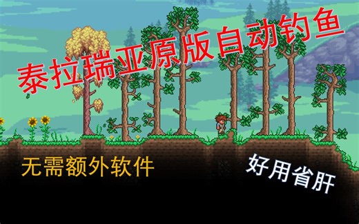 泰拉瑞亚原版自动钓鱼方法分享