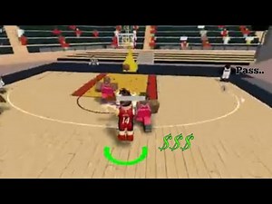 Shooting over two players! || Roblox Hoops Demo