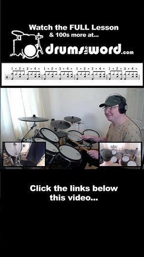 ★ Connection (Elastica) ★ Drum Lesson SHORT | How To Play Song (Justin Welch)