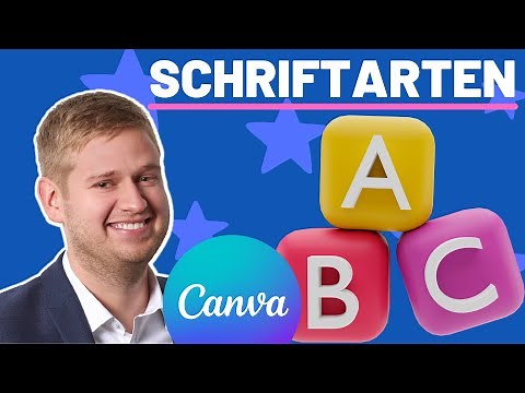Using and adding fonts in Canva - Quick & Easy | German Tutorial