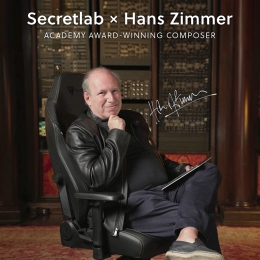 Came for Batman, stayed for the comfort. World-renowned composer Hans Zimmer discovered the Secretlab Dark Knight Edition chair in 2021, a seat he says "drives him to create." He would go on to write his newest film scores in the same chair — a carefully crafted seat fit for a musical legend: https://blog.secretlab.co/stories/hanszimmer | Secretlab