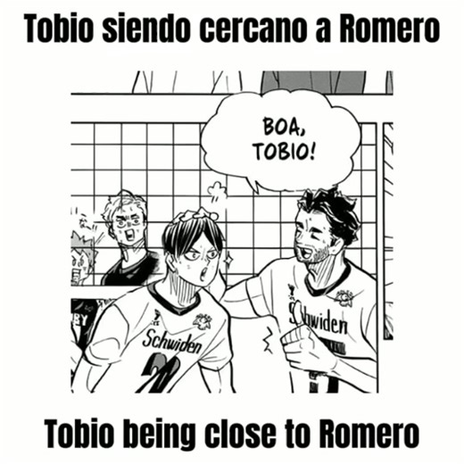Romero significa mucho para mí, por favor hagan más contenido de él, necesito #RomeroNicolas #NicolasRomero #Kageyama #KageyamaTobio #haikyuu