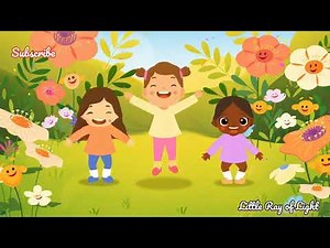 My Hands Praise Him! 🙌 Christian Kids Action Song with Motions | Little Ray of Light