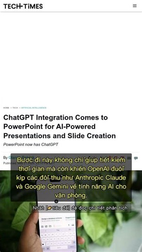 🧐👉 ChatGPT x PowerPoint: AI Automation Demo, Office Workers Can Stop Stressing Over... #QixNewsAI