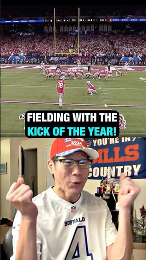Reacting to Jayden Fielding Kick of the Year 😱 #nfl