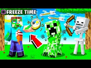 MINECRAFT But We Can STOP TIME... (easy)