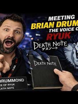 Meeting Brian Drummond (Ryuk) | Death Note Moment