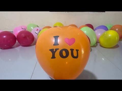 "Heart Balloons ❤️ VS Ulfa Family Balloons 💥 The Most Satisfying ASMR Popping!"