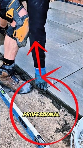 Outdoor Tile Installation Process | Patio Flooring & Construction Technique.