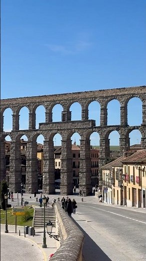 ローマ水道橋enSegovia🇪🇸おっさんの1人で行くスペイン修行旅#セゴビア#ローマ水道橋#スペイン#travelling#SegoviaAqueduct#AcueductoDeSegovia