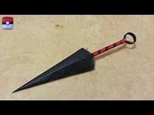 478 색종이로 만드는 닌자 수리검 (표창)paper Ninja Kunai KnifeOrigami 종이접기 색종이접기 摺紙 折纸 оригами 折り紙 اوريغامي