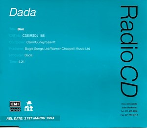 Dada – Dim (1994, CD)