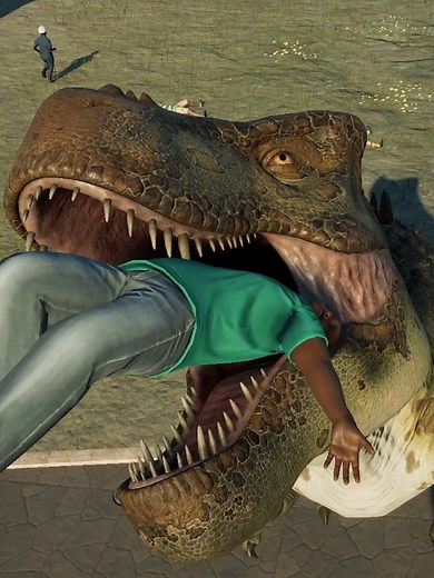 🦕 Don't disturb the Tarbosaurus while it's napping! | Jurassic World Evolution 2 #jurassicworldevolution2 #JWE2 #JurassicPark #hunting #dinosaur